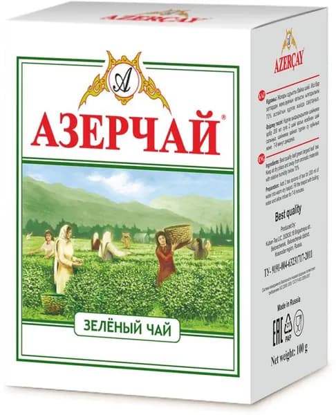 Чай зеленый Азерчай Классический 100г