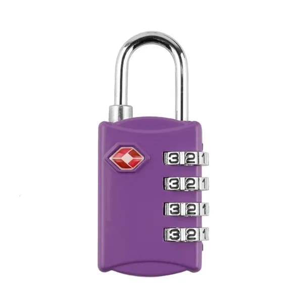 Четырёхзначные кодовые замки для багажа, Purple