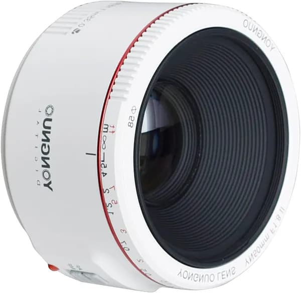 Yongnuo Объектив YONGNUO YN50mm F1.8 II, полнокадровый автофокусный объектив для цифровых зеркальных камер Canon EOS с креплением EF