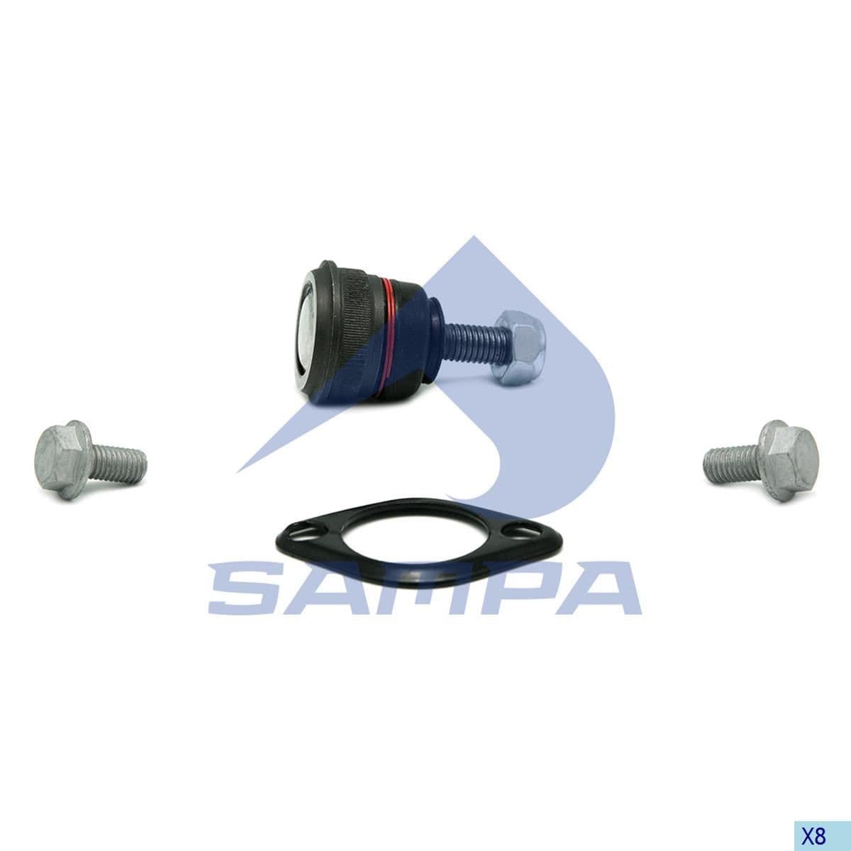 Наконечник тяги КПП для Scania P R 4-Series CT 040.597-01 SAMPA