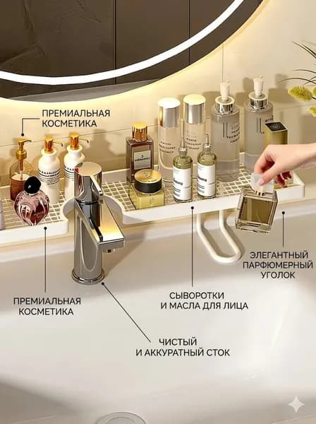 Полка Настенная Прямая, 1 шт.