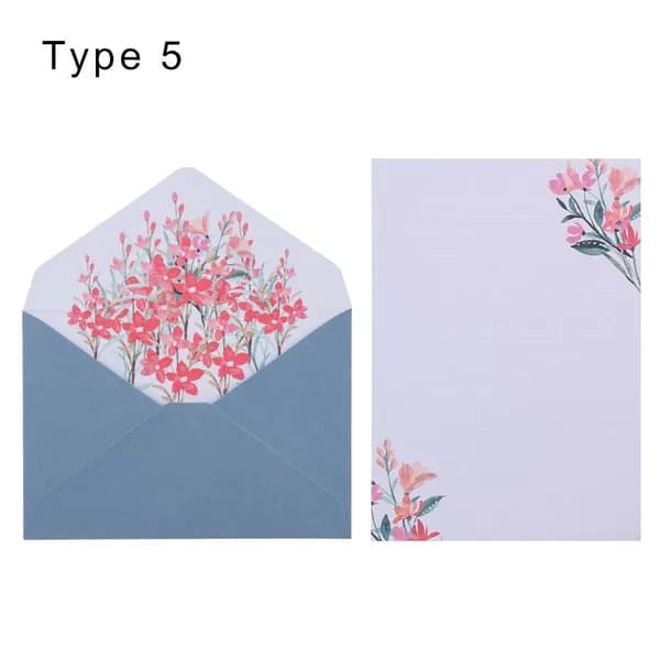 6PCS/Set Письмо конверты набор