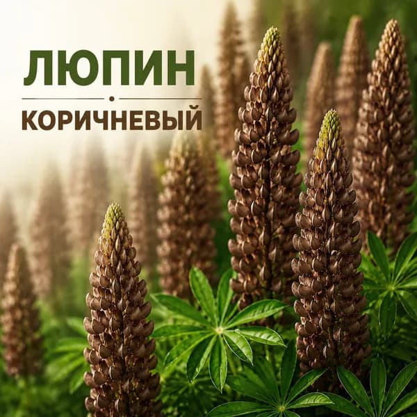 Семена Люпин Коричневый, многолетний 15 семян
