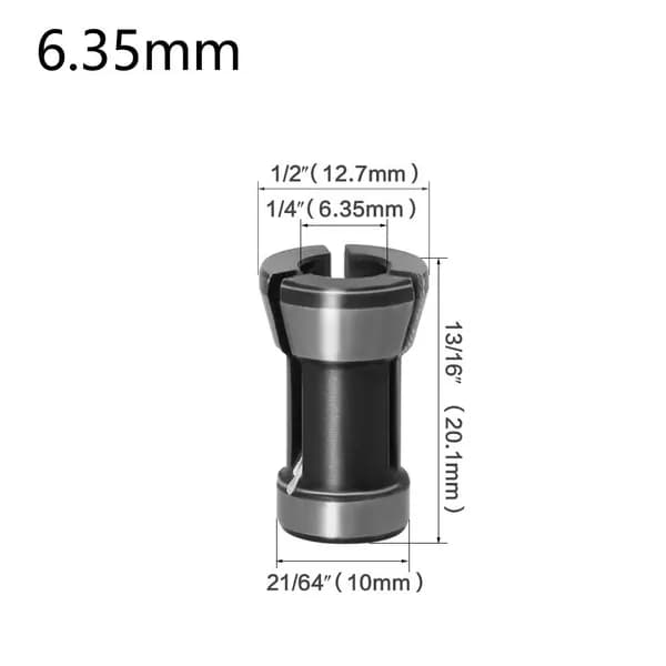 Цанга 6.35x16.5 мм для кромочного фрезера