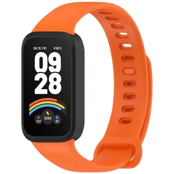 Силиконовые ремешки для Xiaomi Mi Band 9 Active / Redmi Band 3 предназначены для занятий спортом, обеспечивают комфорт при ношении и доступны в различных цветовых вариантах.