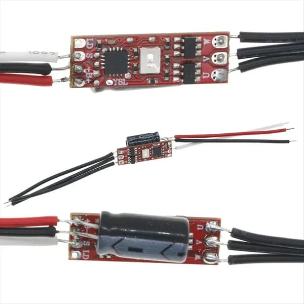 W0(T Q D O) 1S DC 3V-6V 3.7V 3.5A Mini BLDC Бесщеточный Двигатель Плата Драйвера Красный