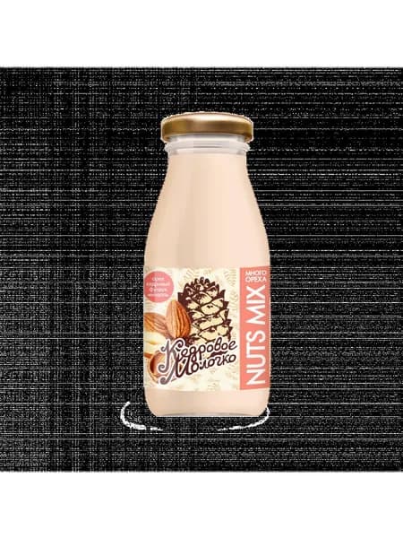 Молочко кедровое из ядра ореха с фундуком и миндалем 0.2 л