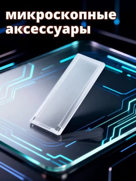 Прямоугольный пластиковый кейс из пп для хранения микроскопических предметных стекол