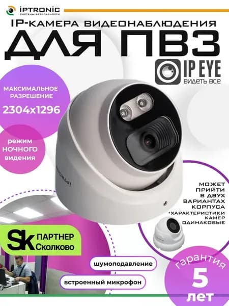 IP-камера видеонаблюдения для ПВЗ