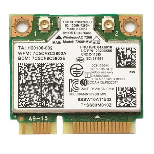 Встроенная Беспроводная Карта Для Ноутбука Intel 7260HMW 5G Card BT4.0