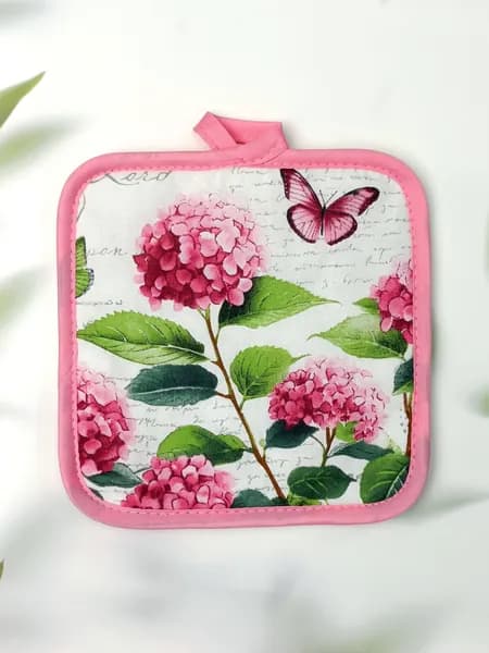 Прихватка для кухни Floral Season Гортензия, 17х17 см