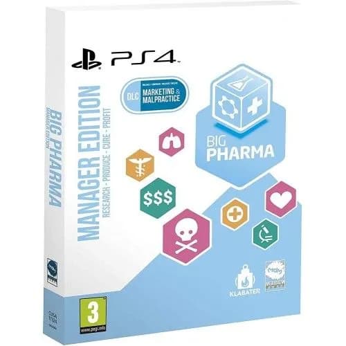 Видеоигра Big Pharma. Manager Edition (PS4)