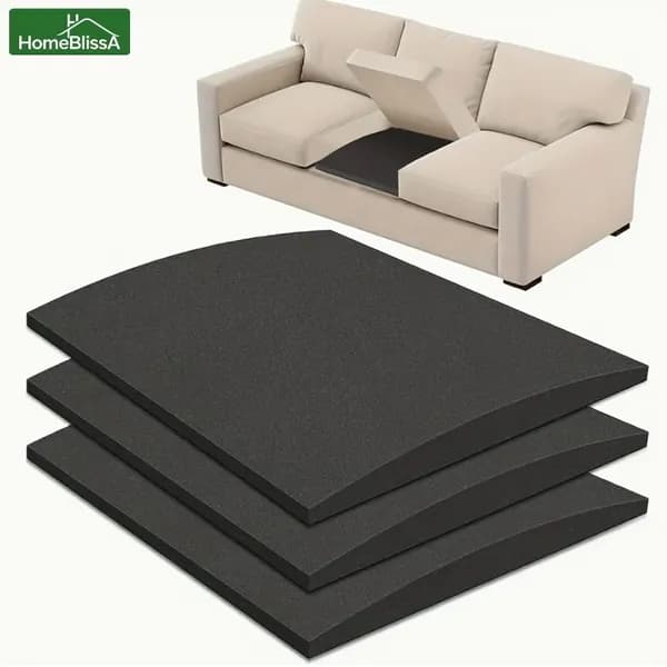 наполнитель для дивана высокой плотности 50x50 cm, Ремонт провисшего сиденья дивана, Губка для ремонта мебели своими руками, Леко режется под размер