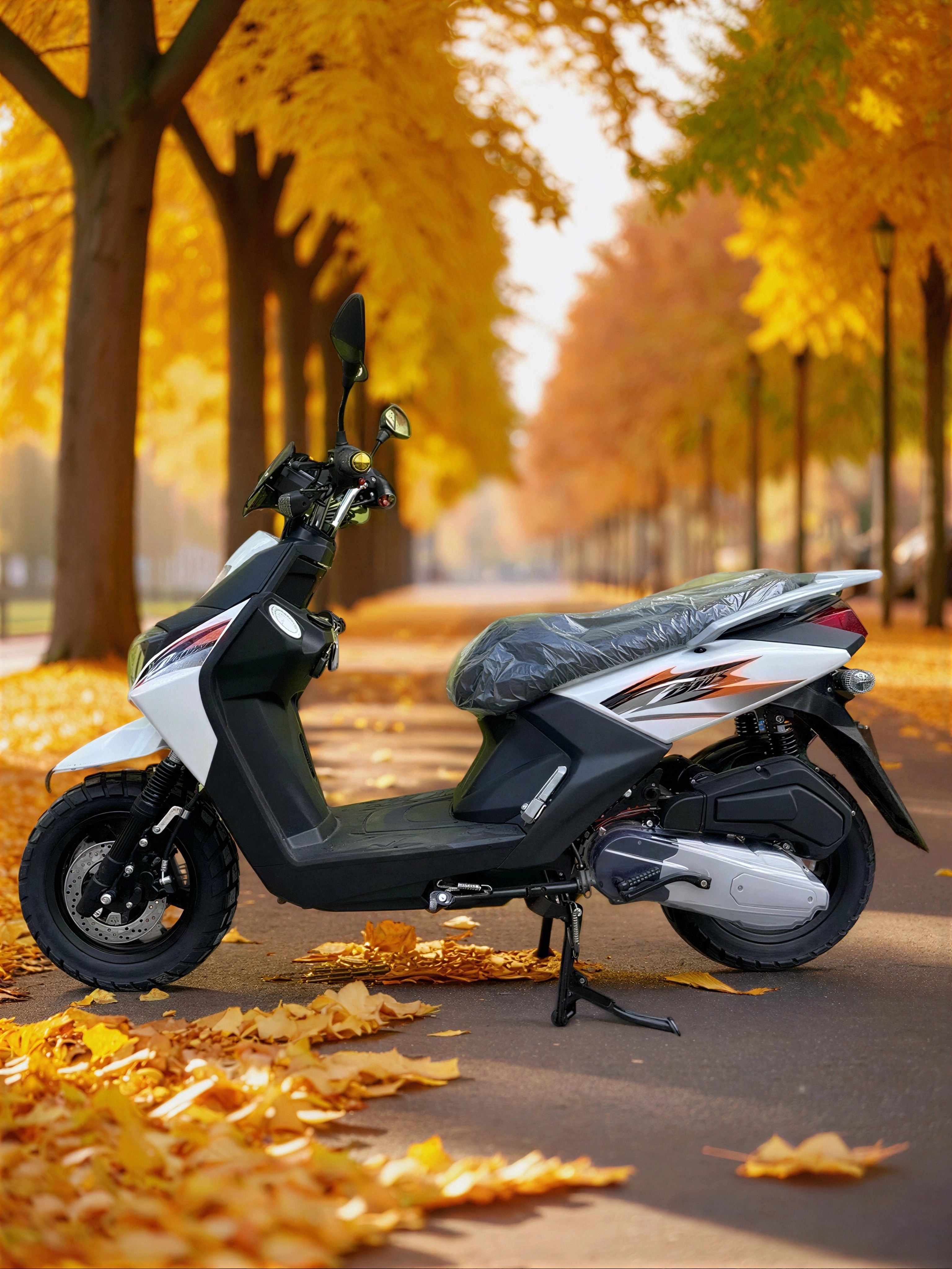 Скутер WIZARD WHITE 150 (49) см3