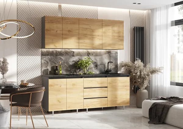 Мебельная компания «МиФ» Кухонный гарнитур, ЛДСП ,200х60х156.8см