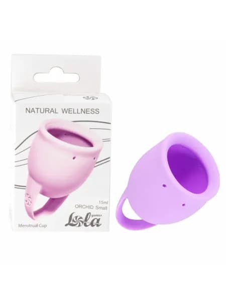 Менструальная чаша Lola NATURAL WELLNESS ORCHID BIG 20 мл