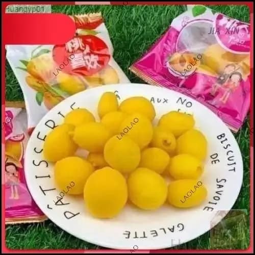 Китайская закуска из кислого, сладкого, хрустящего персика, Медового персика 30 г*3Bags Hyp01