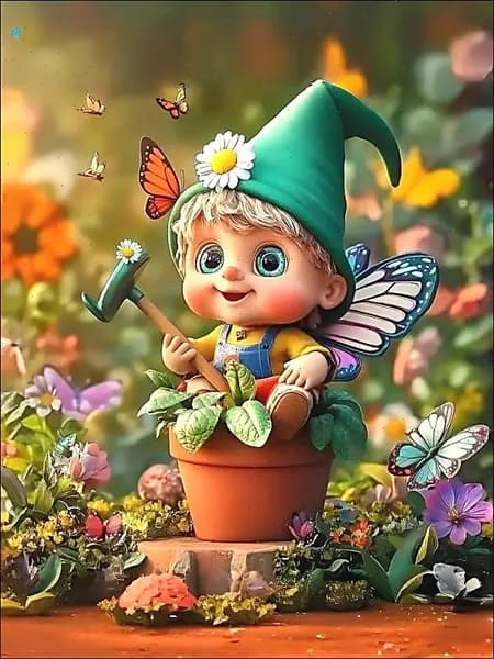 Фигурка садовая