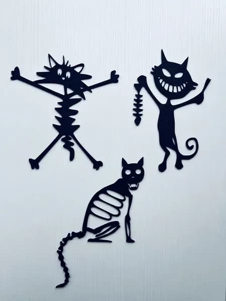 Панно на стену "Коты Хулиганы" (14 см)