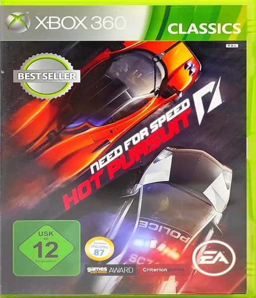 Need for Speed NFS Hot Pursuit Английский язык Видеоигра на диске Xbox 360. Товар уцененный