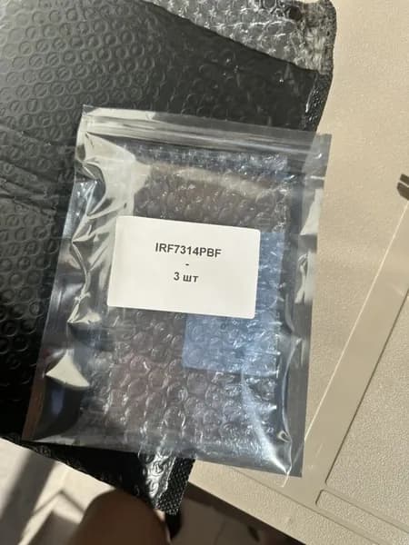 3шт IRF7314PBF, MOSFET транзистор P-канальный, корпус SO-8, для ремонта электроники