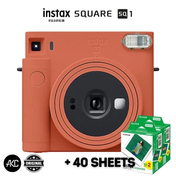 Фотоаппарат мгновенной печати Fujifilm Instax SQ1 + Ремешок + Аккумулятор + 40 Пленка