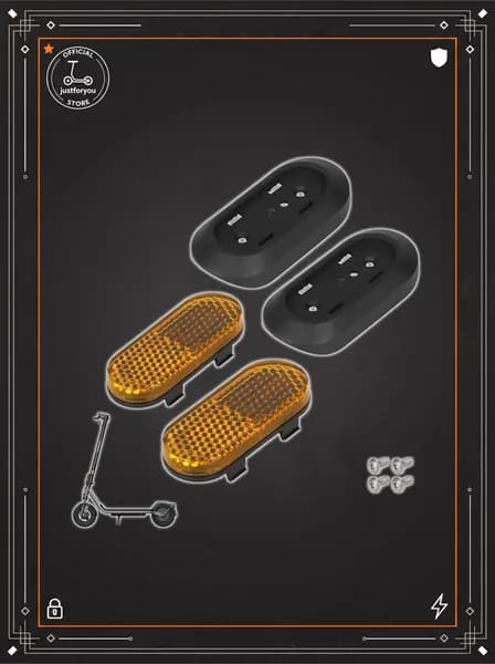 Крепление для бокового светоотражателя электросамоката Xiaomi 6 Lite