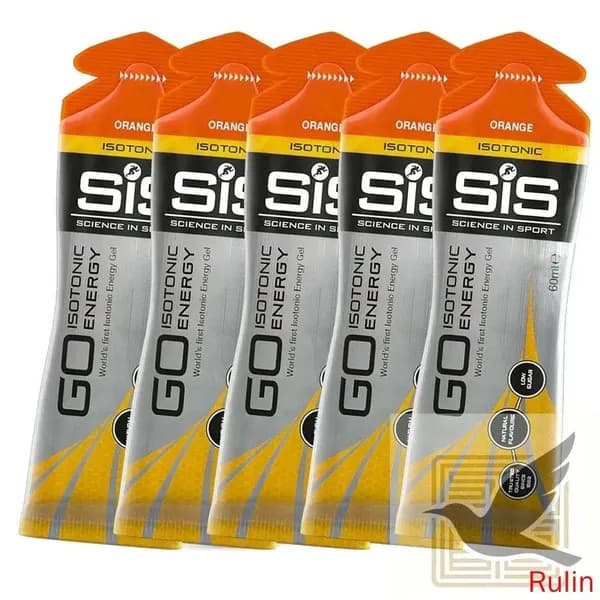 , GO Isotonic Energy Gel, Гель изотонический углеводный, вкус Апельсин, 60мл, 5шт.
