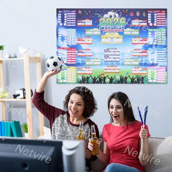 Флаг болельщика на Чемпионат мира по футболу 2026 года, 90 60 см, из полиэстера