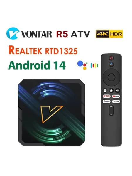 Смарт-приставка Android TV Vontar R5 ATV (4/32 ГБ)
