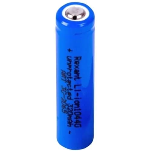 Аккумуляторная батарейка Li-ion 10440 320 mAH Rexant 30-2065 unprotected 3. 7 В