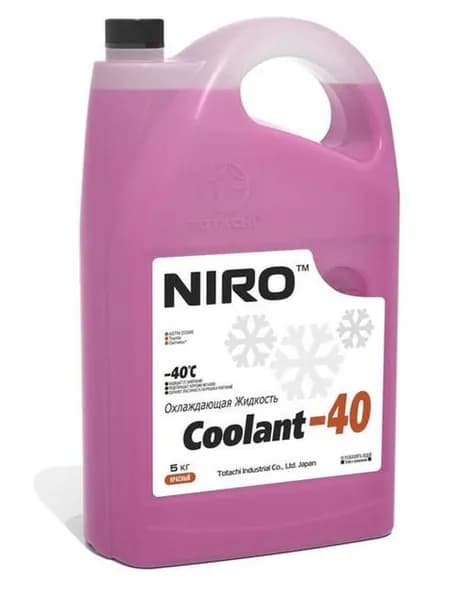Антифриз Totachi Niro Coolant Red G12+ красный -40 С 5 кг