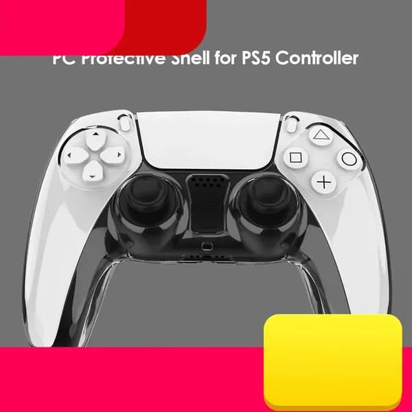 чехол для контроллера PS5, прозрачный