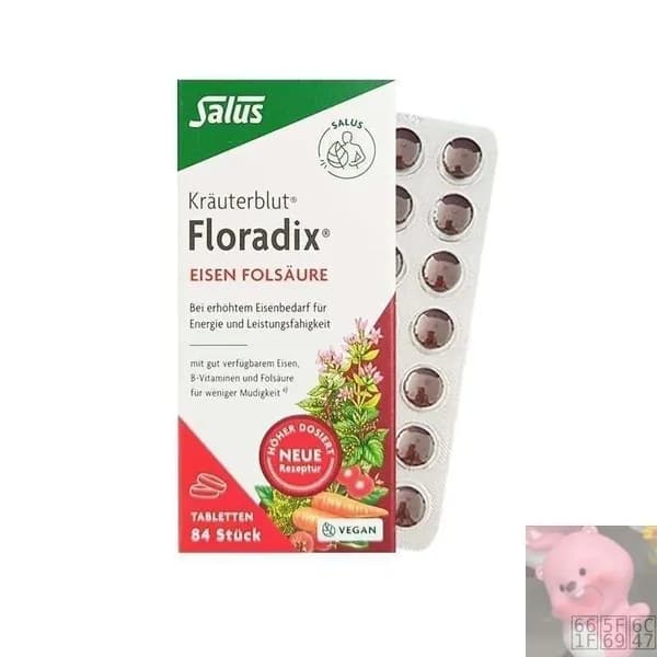 Salus Floradix Железо, Защ84 таблетки