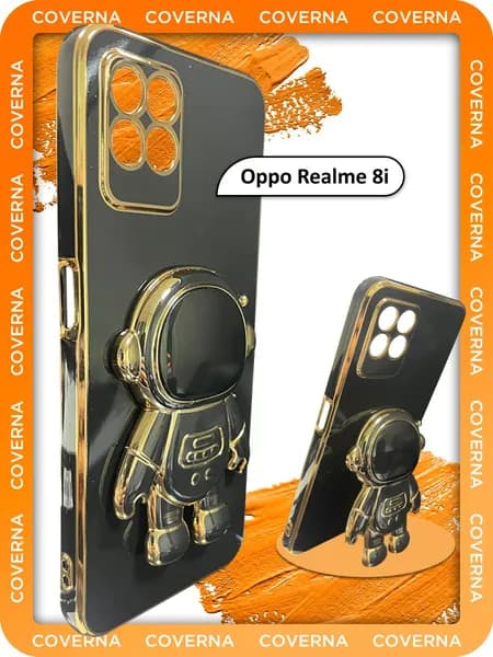 Чехол подставка с объемной фигуркой попсокет на Oppo Realme 8i, для Оппо Реалми 8i