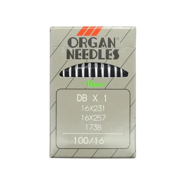 Иглы ORGAN для швейных машин, DBх1 №100, 10 шт.