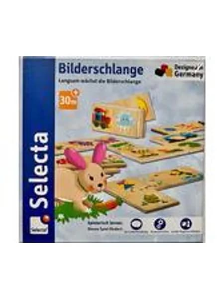 Selecta Bilderschlange Domino 63024 - классическая настольная игра для малышей