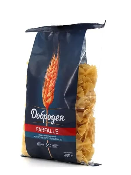 Добродея Макаронные изделия Атласный Бантик Farfalle, 900 гр