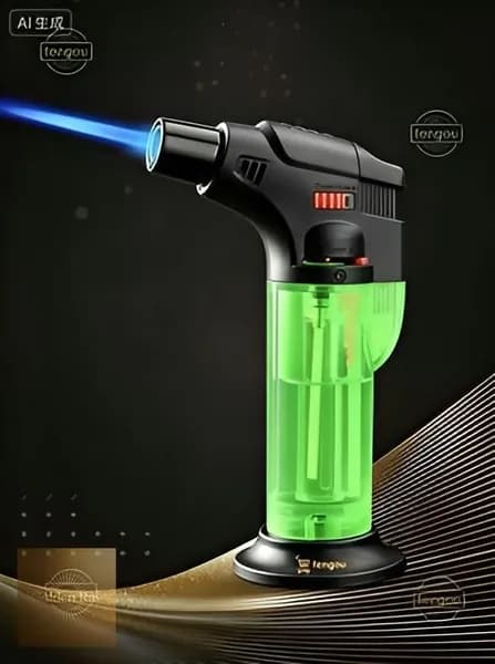 Бестселлер среди заправляемых мини горелок с пьезоподжигом, портативный