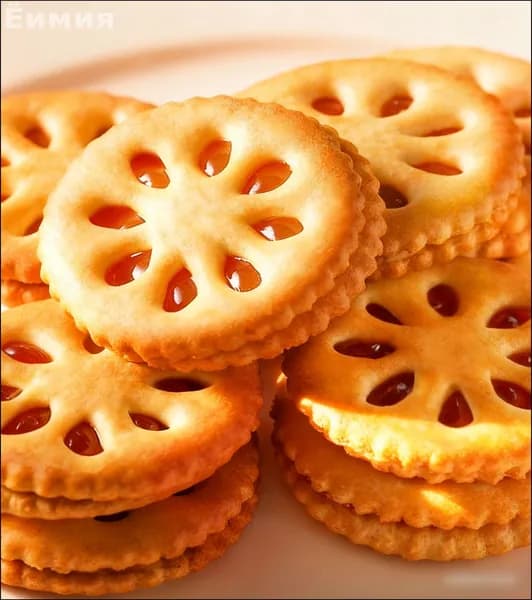 Печенье с джемом, 4 премиум упаковок разных вкусов 200 г