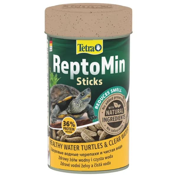 Корм для водных черепах Tetra reptomin sticks палочки универсальный 100мл 139862