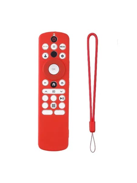 (1 шт.) Силиконовый чехол для пульта HTR U33G Haier - красный