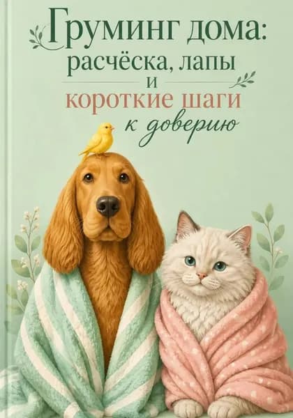 Груминг дома: расчёска, лапы и короткие шаги к доверию | Бережина Анна | Электронная книга