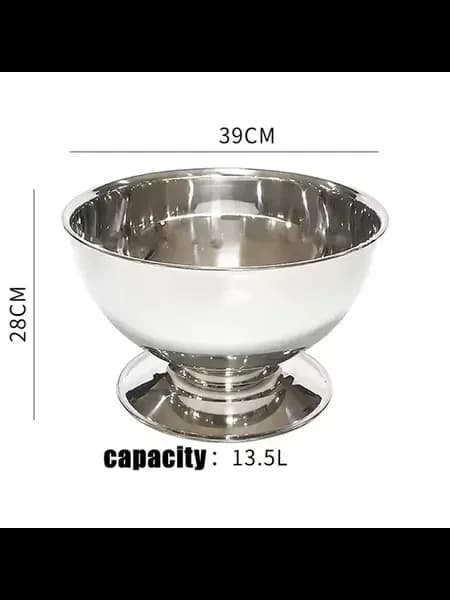 Чаша для фруктов и салатов 39х28 см, 13.5 л, Big Silver