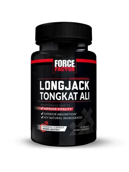 Биологически активная добавка для мужчин Force Factor Longjack Men's Vitality, 30 капсул.