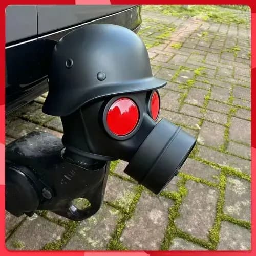 Украшение крюка прицепа/колпачок на фаркоп,Это удлиненный нос с ромбовидной текстурой