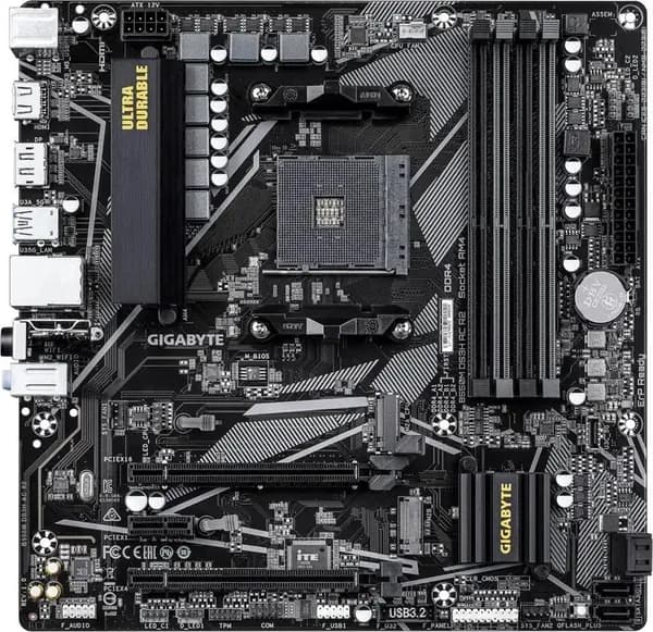 Gigabyte B550M DS3H AC R2, AM4, DDR4, Материнская плата