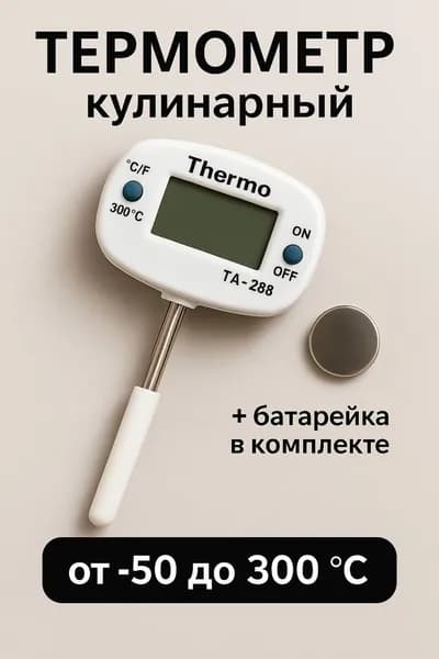Кулинарный термометр с термощупом