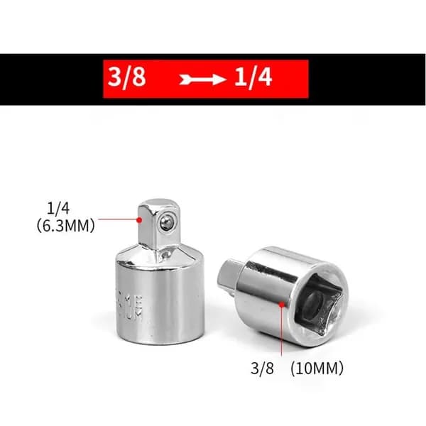 Переходник для торцевого ключа с внутренней резьбой 1/4" 3/8" 1/2" на наружную резьбу