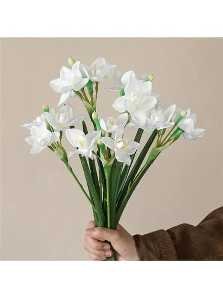 Искусственные цветы 1 шт белый